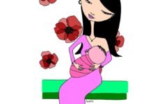 احتقان ثدي المرضعة